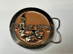 2005 As I Lay Dying Heavy Metal Rock Band Round Skull Music Belt Buckle