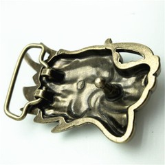 Dragon`s Head Mens Belt Buckle Western Cowboy Vintage Style