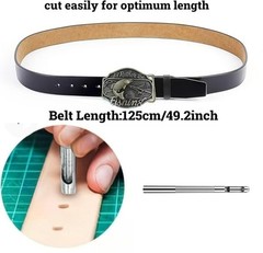 POSKLA I&rsquo;d Rather Be Fishing Belt for Men – Vintage Trout Large, Gold