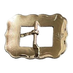 Two Tone Western Belt Buckle 2.25” X 1.75”
