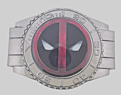 Deadpool Belt Buckles Cosplay Halloween Costume Party New Men Women Western Red