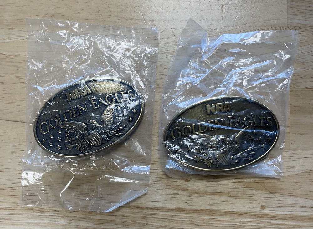NRA Golden Eagles Men&rsquo;s Belt Buckles