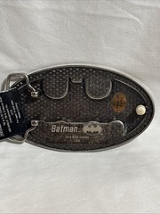Batman Belt Buckle Graphite and Yellow Glow On The Dark New With Tags