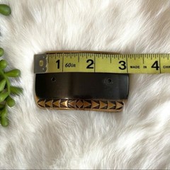 Belt Buckle Black & Copper Rodeo Western Bull Rider Cowboy Cowgirl