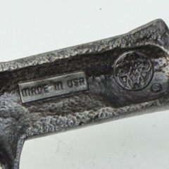 Vintage 1978 Bergamot Brass Works Revolver Pistol Gun Belt Buckle L-156 USA Mens