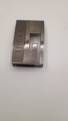 Gucci Archive G Logo Belt Buckle Vintage 90s Heavy Solid Metal Italian Hardware