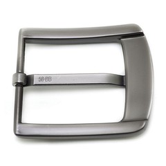 Stainless Steel Pin Buckle for Men Leather Belt Replacement Snap On 40mm Chrome
