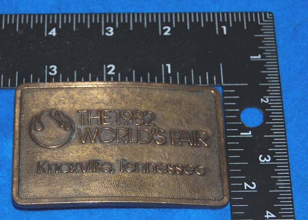 The 1982 World&rsquo;s Fair Knoxville Tennessee Belt Buckle, Complete & Functional