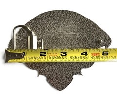 Skull Belt Buckle 5 inche Wide Mens Womens Punk Biker Silver Black