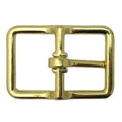 12 Pack Zinc Brass Plated Belt Buckles – 0.5&Prime; – 0.75&Prime; – 1&Prime;