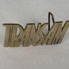 Solid brass trans am belt buckle Vintage Transam Bbb 4500
