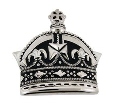 Crown Belt Buckle Mens Womens Wedding Royal Costume Silver Metal Fashion Western