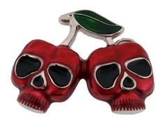 Men Women Gothic Tattoo Styles Halloween Party Costume Skull belt Buckle Metal