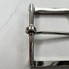 Silver Tone Simple Basic Belt Buckle