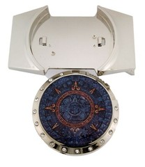 New Mayan Mexico MEN COWBOY WESTERN Aztec Calendar REMOVABLE LIGHTER Belt Buckle