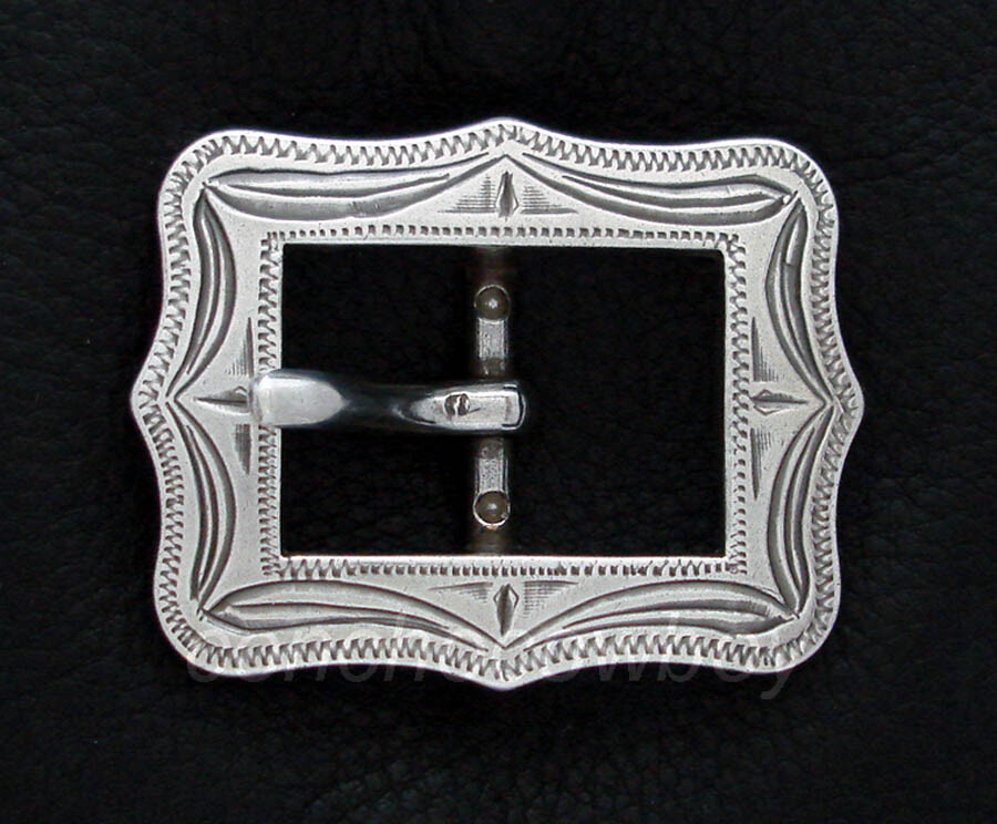 WESTERN HEADSTALL BRIDLE SADDLE ANTIQUE SILVER CART BUCKLE FITS 5/8&Prime; STRAP