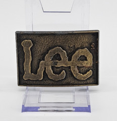 1980s Lee Jeans Brass Belt Buckle – Vintage