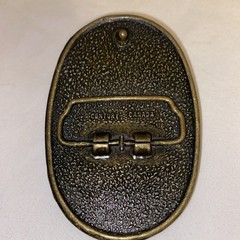 Vintage Century Canada Stone Inlay Belt Buckle Western Cowboy Hipster
