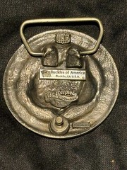 Buckles of America – United States Marines Bulldog First to Fight Belt Buckle