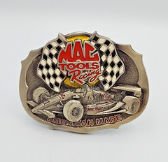 Mac Tools Racing Belt Buckle #21 Brabham Great American Buckle Co Made In USA