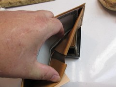 Whalen Trucking INC Leather Wallet & Brass And Leather Belt Buckle In Box