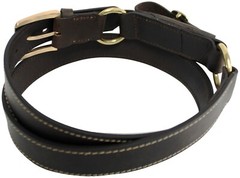 Double Ring with Pouch Leather Hobble Belt Chestnut NEW – All Sizes