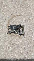 Rare Pegasus ISIS Creations Artists 1982 Solid Brass Vintage Belt Buckle G2U
