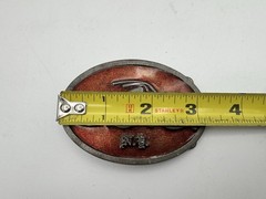 Orange County Choppers OCC Motorcycle Belt Buckle Red Enamel Biker