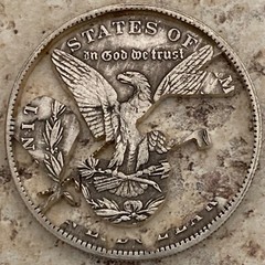 Unique Abraham Lincoln Skull Hobo Nickel Cut Out Coin Design Belt Buckle