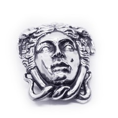 Medusa Ancient Greek Mythology Gorgo Sterling Silver Belt Buckle