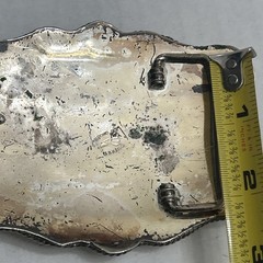 Vintage Texas, U.S. Flag Large Western Distressed Cowboy Buckle Made In Mexico
