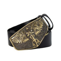Archangel Michael brass belt buckle; Saint Michael image; Tyrael belt buckle
