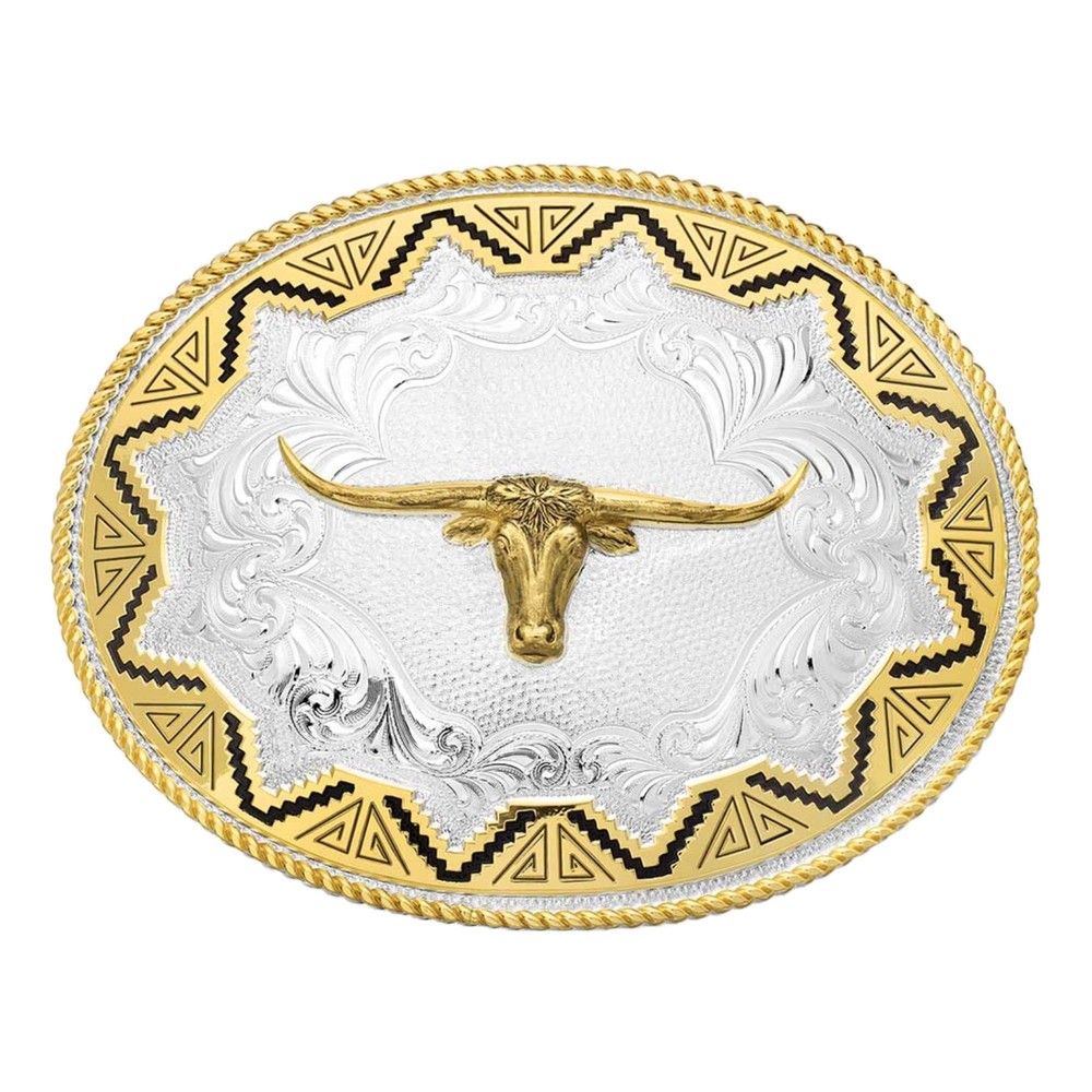 Montana Silversmiths Men&rsquo;s Southwest Sun Large Western Buckle 2190-767M