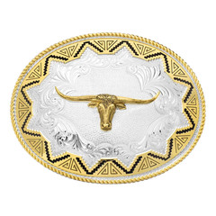 Montana Silversmiths Men&rsquo;s Southwest Sun Large Western Buckle 2190-767M