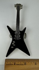 Vintage Electric Guitar Belt Buckle VEECE USA Music Instrument Black Buckle