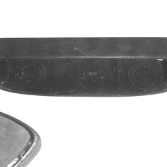 Western-Style Metal Belt Tip And Keeper Set With Tribal Engraved Design Vintage