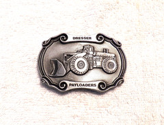 CLASSIC BELT BUCKLE DRESSER PAYLOADER EQUIPMENT SILVER TONE SPEC-CAST BB12