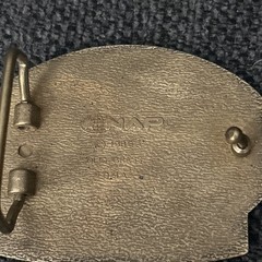 Vintage Fire Fighter America’s Hero’s Enamel Brass Belt Buckle 1986 (B3)