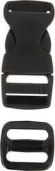 Liberty Mountain 3/4&Prime; Side Release Buckle with Slider – Versatile Buckle and