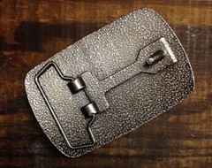 Orange Flowers Vintage Inspired Art Gift Gardening Belt Buckle