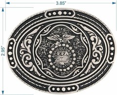 Montana Silversmiths Classic FFA Antiqued Attitude Buckle – A693S