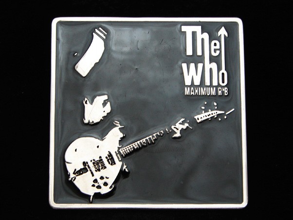 PA09146 REALLY NICE 2005 **THE WHO MAXIMUM R&B** MUSIC NOVELTY BELT BUCKLE