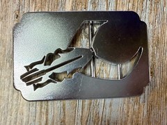 Native American Tribal Style Pattern Openwork Silver Color Belt Buckle