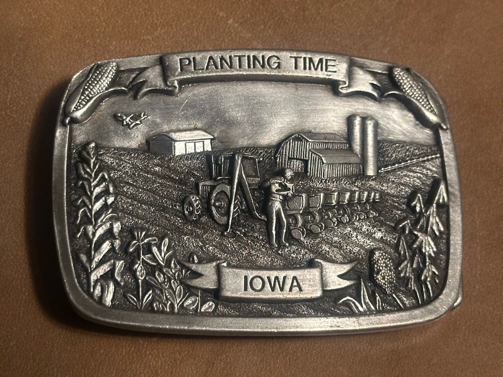 Vintage Belt Buckle » Planting Time Iowa » Dekalb Pfizer Genetics Limited Edition.