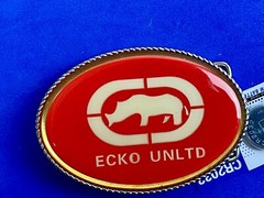 Ecko Unltd Belt Buckle Attention Grabbing Led Lights! W/ Fresh Battery