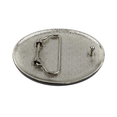 Don&rsquo;t Tread On Me Snake Belt Buckle Gadsden Flag Antique Silver Black Enamel