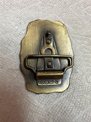 Vintage Oden Brass Name Belt Buckle « Chuck »