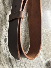 VTG 1983 GREAT AMERICAN BUCKLE ALTOONA WORKS RPR TRAIN BUCKLE W/ LEATHER BELT