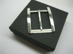 STERLING SILVER 925 BUCKLE AVAILABLE FOR 1&Prime; 1-1/8&Prime; 1-1/4&Prime; 1-3/8&Prime; 1-1/2&Prime; BELTS
