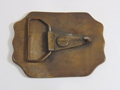 Vintage Collectible American Express Colorado Railroad Train Lewis Belt Buckle